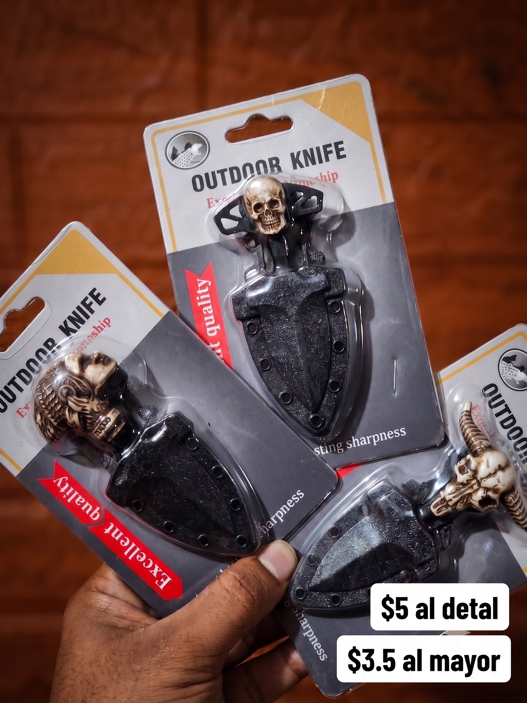 Kit de Cuchillos Tácticos para Camping