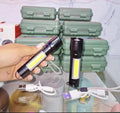 Linterna Táctica Recargable USB con Estuche